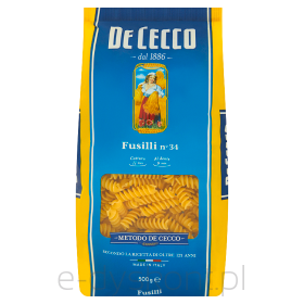 De Cecco Makaron Fusili Lunghi Bucati 500G