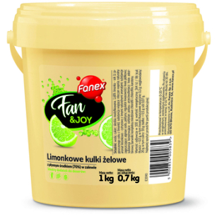 Fanex FanJoy Limonkowe Kulki Żelowe 1 Kg/0,7 Kg