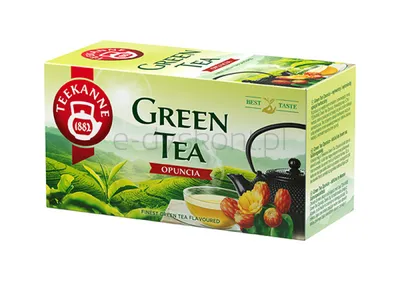Teekanne Herbata zielona Green Tea Opuncia 20 torebek x 1,75g RFA