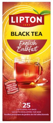 Lipton Herbata Feel Good Selection, Energise, English Breakfast, 25 kopert