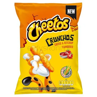 Cheetos Crunchos Cheese and Ketchup 165g