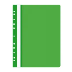 Office Products Skoroszyt, PP, A4, miękki, 100/170mikr., wpinany, zielony