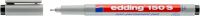 Edding Marker zmywalny e-150 S  0,3mm, czarny [BIURO]