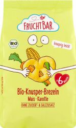 Fruchtbar Precelki kukurydziane marchewkowe, powyżej 6 miesięcy BIO 25 g