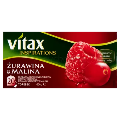 Vitax Herbata Inspiracje ŻurawinaMalina 20S