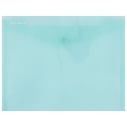 Donau Teczka kopertowa zatrzask, PP, C5, 180mikr., zielona