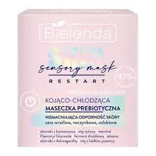 Bielenda Skin Restart Sensory Mask Kojąco-Chłodząca Maseczka Prebiotyczna 50 Ml