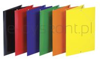 Donau Teczka Z Gumką Karton, A4, 400Gsm, 3-Skrz., Niebieska  - 2