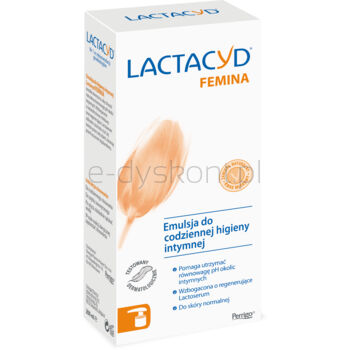 Lactacyd Femina Emulsja Do Higieny Intymnej Z Pompką 200 Ml