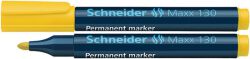 Schneider Marker Permanentny Maxx 130, Okrągły, 1-3Mm, Żółty 