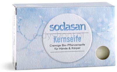 Sodasan Mydło w kostce, bezzapachowe, antyalergiczne Mydło roślinne BIO 100 g