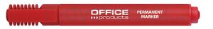 Office Products Marker permanentny ścięty, 1-5mm (linia), czerwony