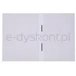 Skoroszyt Office Products Budget Pro, Karton, Z Listwą, Biały Wewn., A4, 250Gsm, Biały - 2