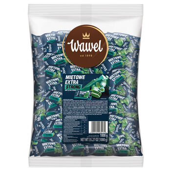 Wawel Karmelki MIĘTOWE EXTRA STRONG 1kg