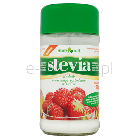 Słodzik puder 150 g Stevia Zielony Listek