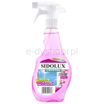 Sidolux Płyn Do Mycia Szyb Crystal Flower Zapas 500 Ml