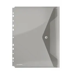 Donau Teczka kopertowa zatrzask, PP, A4, 200mikr., z europerforacją, dymna