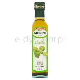 Monini Przyprawa Na Bazie Oliwy Z Oliwek Ev Bazylia 250 Ml