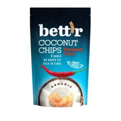 Bettr Chipsy kokosowe z chili bezglutenowe BIO 70 g