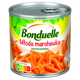 Bonduelle Młoda Marchewka Ekstradrobna 400G