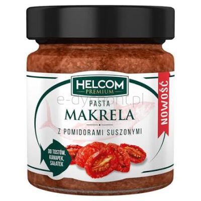 Helcom Pasta Makrela Z Pomidorami Suszonymi 180 G