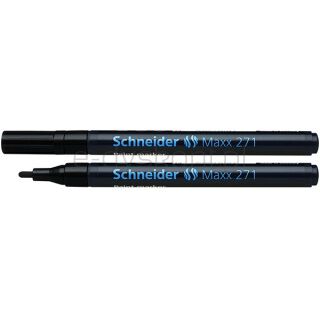 Schneider Marker olejowy Maxx 271, okrągły, 1-2mm, czarny [BIURO]