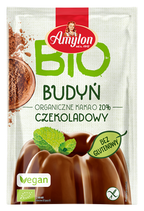 Budyń O Smaku Czekoladowym Bezglutenowy Bio 40 G - Amylon [BIO]