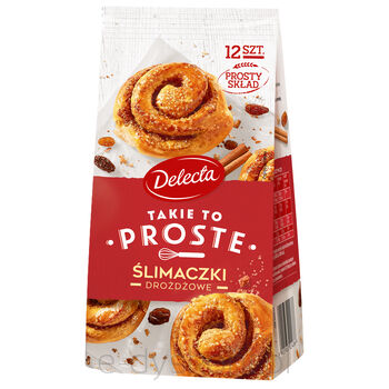 Delecta Ślimaczki Drożdżowe 340G Ciasto W Proszku 