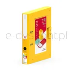 Segregator NEW BINDER MOXOM, plastikowy, A4/50mm,żółty - 2