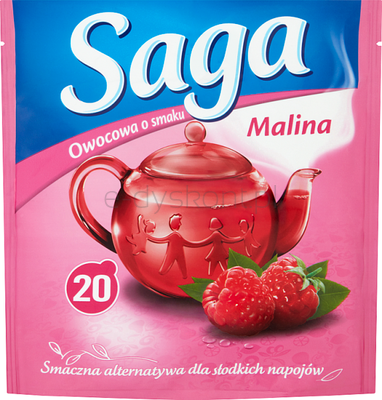 Saga Herbata Owocowa Malina 20Tb X 1,7G