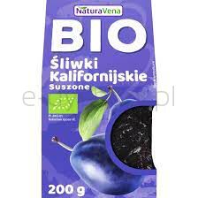 Naturavena Bio Śliwki Kalifornijskie Suszone Bezglutenowe Bio 200 G [BIO]