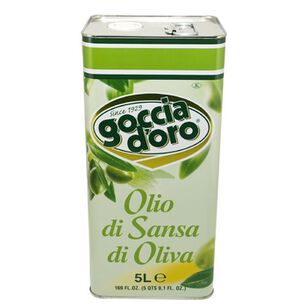 Goccia D'Oro Oliwa Z Wytłoków Z Oliwek Sansa 5 L 