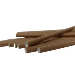 Słomki Papierowe Typu Shake, Kraft -Opakowanie 50Szt. Horeca Polska