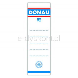 Donau Etykiety samoprzylepne do segregatora 54x153mm, jednostronne, 20szt.