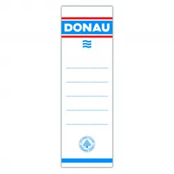 Donau Etykiety samoprzylepne do segregatora 54x153mm, jednostronne, 20szt.