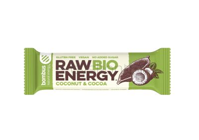 Bombus Bio Raw Baton Energy Bio Kokos-Kakao Bezgl. Bio 50 G