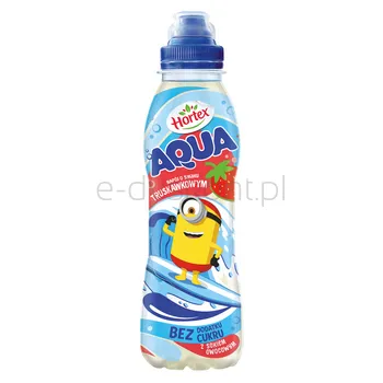 Hortex Aqua Napój o smaku truskawkowym butelka Pet 400ml