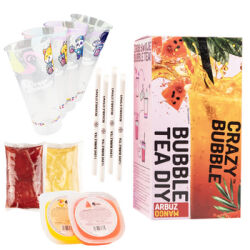Crazy Bubble Zestaw bubble tea DIY – MANGO - ARBUZ 400 g
