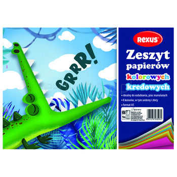 Wycinanka Kreda A5/ 8 Kartek, Rexus