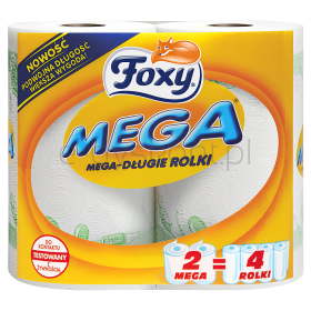 Foxy Ręcznik Kuchenny Mega 2 Rolki (2 Warstwy)