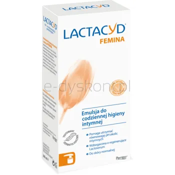 Lactacyd Femina Emulsja Do Higieny Intymnej Z Pompką 200 Ml