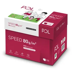 Papier ksero POL SPEED, A4, klasa C, 153CIE, 80gsm, 500ark.