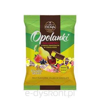 Odra galaretki opolanki o smaku owocowym w czekoladzie torebka 1 kg