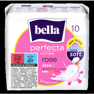 Bella Podpaski Perfecta Ultra Rose Dezodorant Fresh 10 Szt. Extra Soft