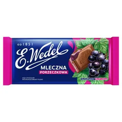 E.Wedel Czekolada mleczna porzeczkowa 100g