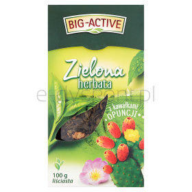 Big-Active Herbata Zielona Z Opuncją (100G)