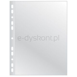 Q-Connect Koszulki na dokumenty poszerzane, PP, A4, groszkowe, 75mikr., 50szt.