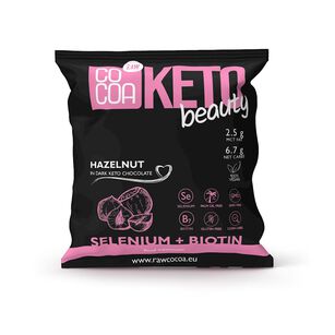 Orzechy Laskowe W Keto Czekoladzie Ciemnej Beauty Bezglutenowe 70 G - Cocoa [BIO]