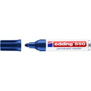 Marker Permanentny E-550 Edding, 3-4 Mm, Niebieski