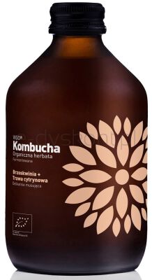 Vero Kombucha Brzoskwinia + Trawa Cytrynowa Bio 330 Ml